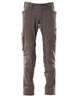 Dark Anthracite Coloured Mascot Workwear Mens Accelerate Ultimate Stretch Lightweight Trousers on white background 