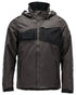 Dark Anthracite Black Coloured Mascot Workwear Mens Accelerate Winter Jacket on white background 