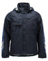 Dark Navy Coloured Mascot Workwear Mens Accelerate Winter Jacket on white background 