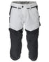 White Stone Grey Coloured Mascot Workwear Mens Customized 3/4 Length Trousers With Kneepad Pockets on white background 