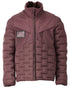 Bordeaux Coloured Mascot Workwear Mens Customized Breathable Jacket on white background 