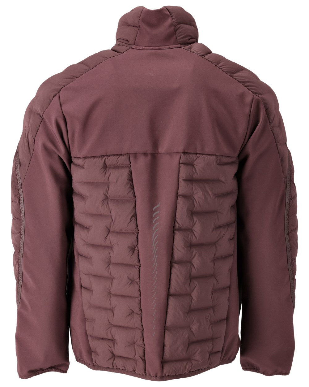 Bordeaux Coloured Mascot Workwear Mens Customized Breathable Jacket on white background 
