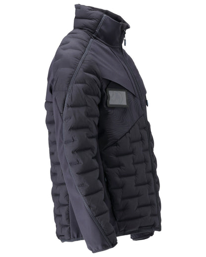 Dark Navy Coloured Mascot Workwear Mens Customized Breathable Jacket on white background 