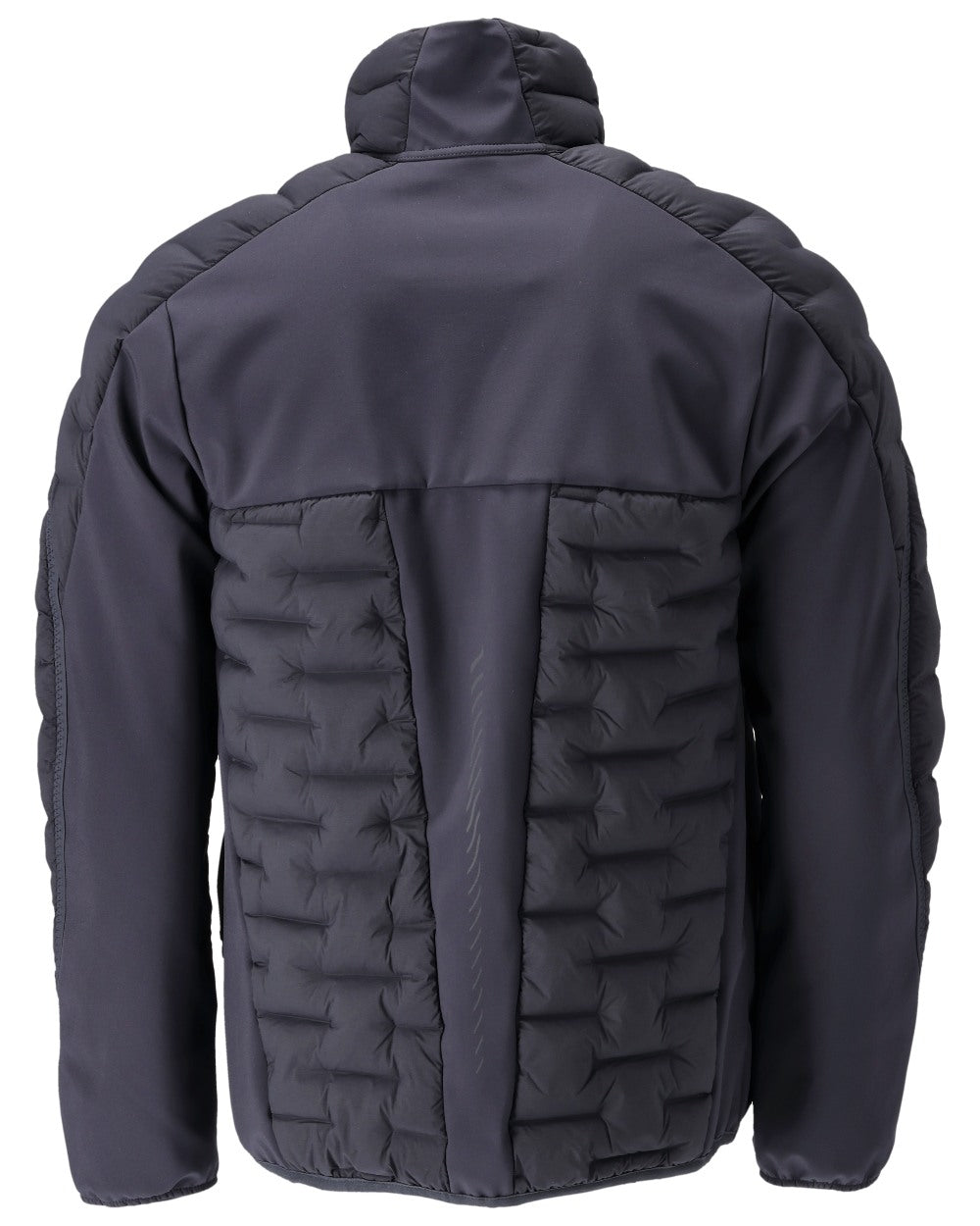 Dark Navy Coloured Mascot Workwear Mens Customized Breathable Jacket on white background 