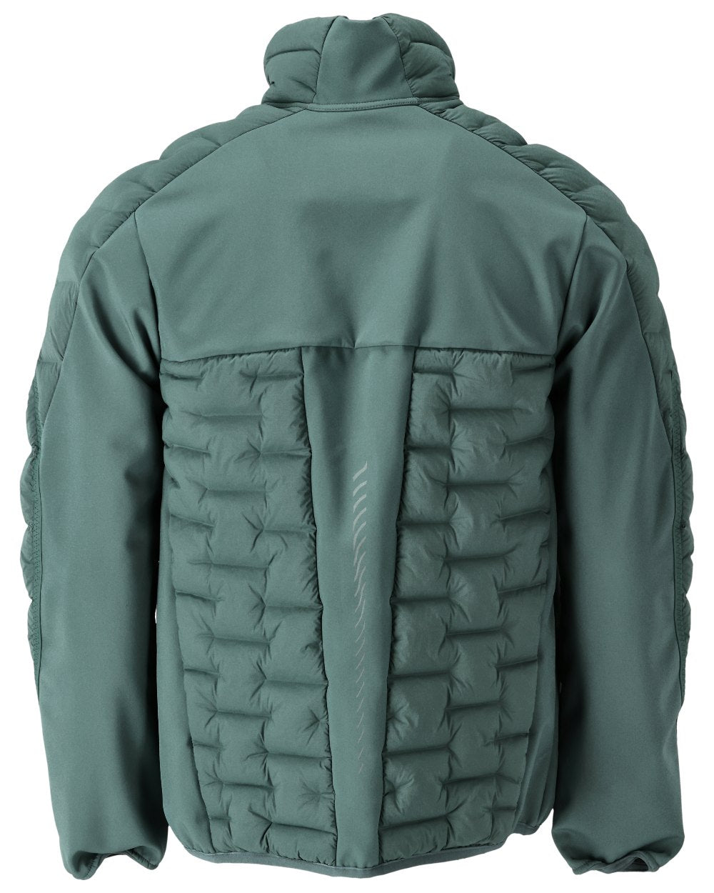 Forest Green Coloured Mascot Workwear Mens Customized Breathable Jacket on white background 