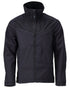 Dark Navy Coloured Mascot Workwear Mens Customized Breathable Softshell Jacket on white background 