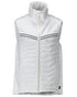 White Coloured Mascot Workwear Mens Customized Breathable Thermal Gilet on white background 