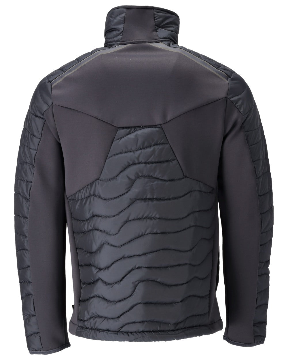 Dark Navy Coloured Mascot Workwear Mens Customized Breathable Thermal Jacket on white background 