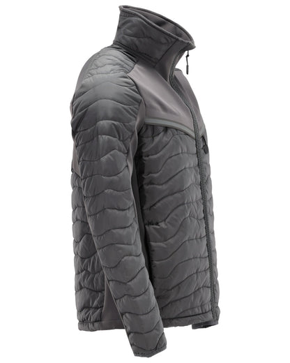 Stone Grey Coloured Mascot Workwear Mens Customized Breathable Thermal Jacket on white background 