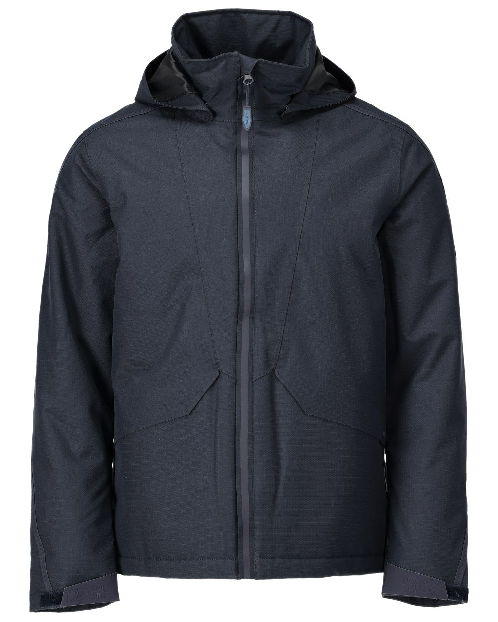 Dark Navy Coloured Mascot Workwear Mens Customized Breathable Winter Jacket on white background 