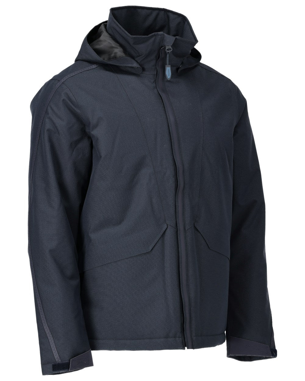 Dark Navy Coloured Mascot Workwear Mens Customized Breathable Winter Jacket on white background 