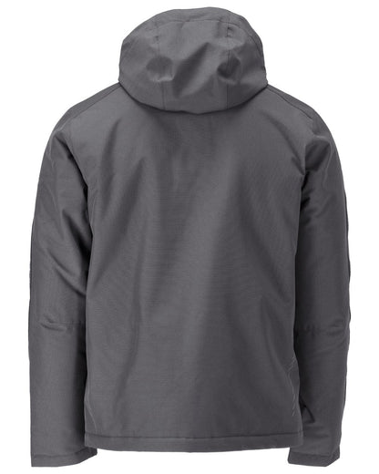 Stone Grey Coloured Mascot Workwear Mens Customized Breathable Winter Jacket on white background 