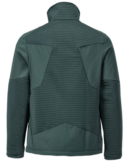 Forest Green Coloured Mascot Workwear Mens Customized Fleece Jumper With Half Zip on white background 