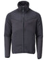 Dark Navy Coloured Mascot Workwear Mens Customized Fleece Jumper With Zipper on white background 