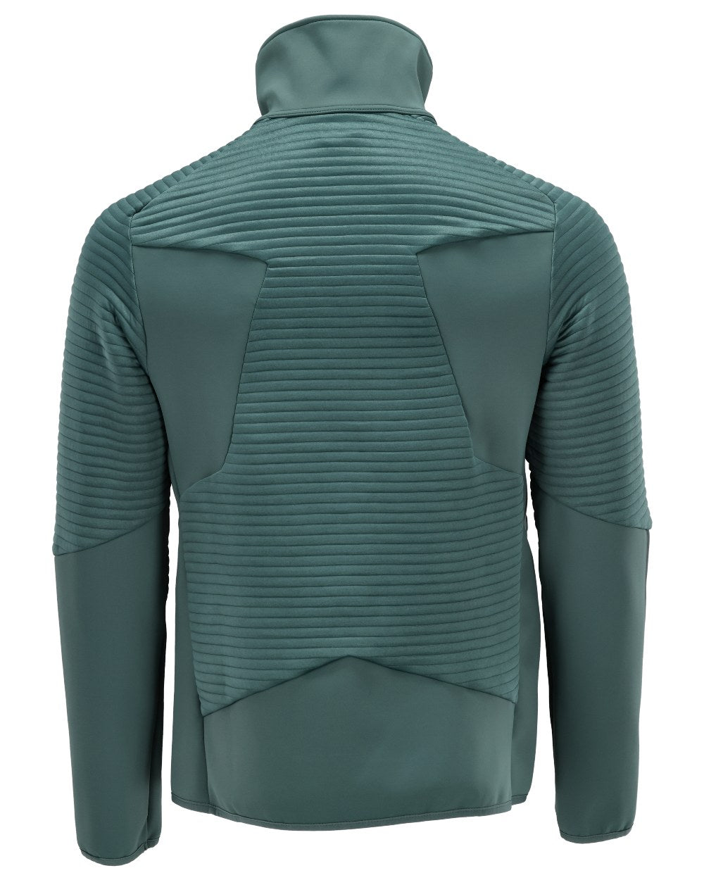 Light Forest Green Coloured Mascot Workwear Mens Customized Fleece Jumper With Zipper on white background 