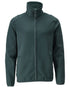 Forest Green Coloured Mascot Workwear Mens Customized Full Zip Fleece Jumper on white background 