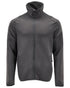 Stone Grey Coloured Mascot Workwear Mens Customized Full Zip Fleece Jumper on white background 