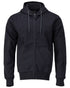 Dark Navy Coloured Mascot Workwear Mens Customized Hoodie With Windproof Membrane on white background 