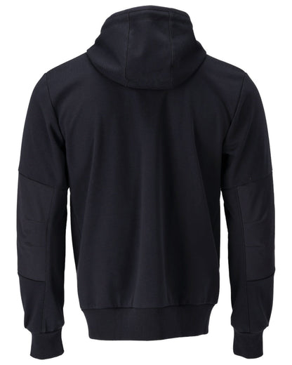 Dark Navy Coloured Mascot Workwear Mens Customized Hoodie With Windproof Membrane on white background 