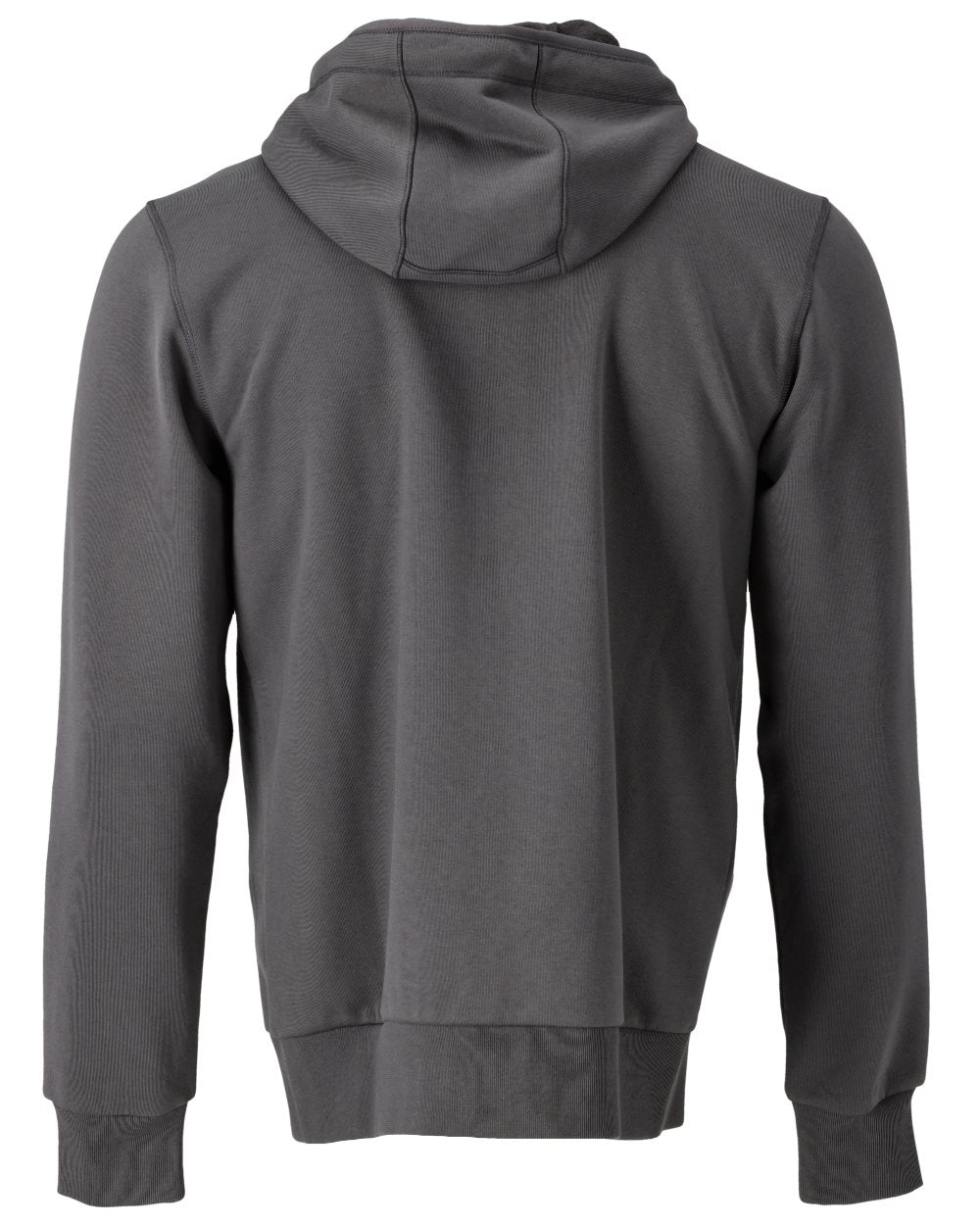 Stone Grey Coloured Mascot Workwear Mens Customized Hoodie With Zipper on white background 