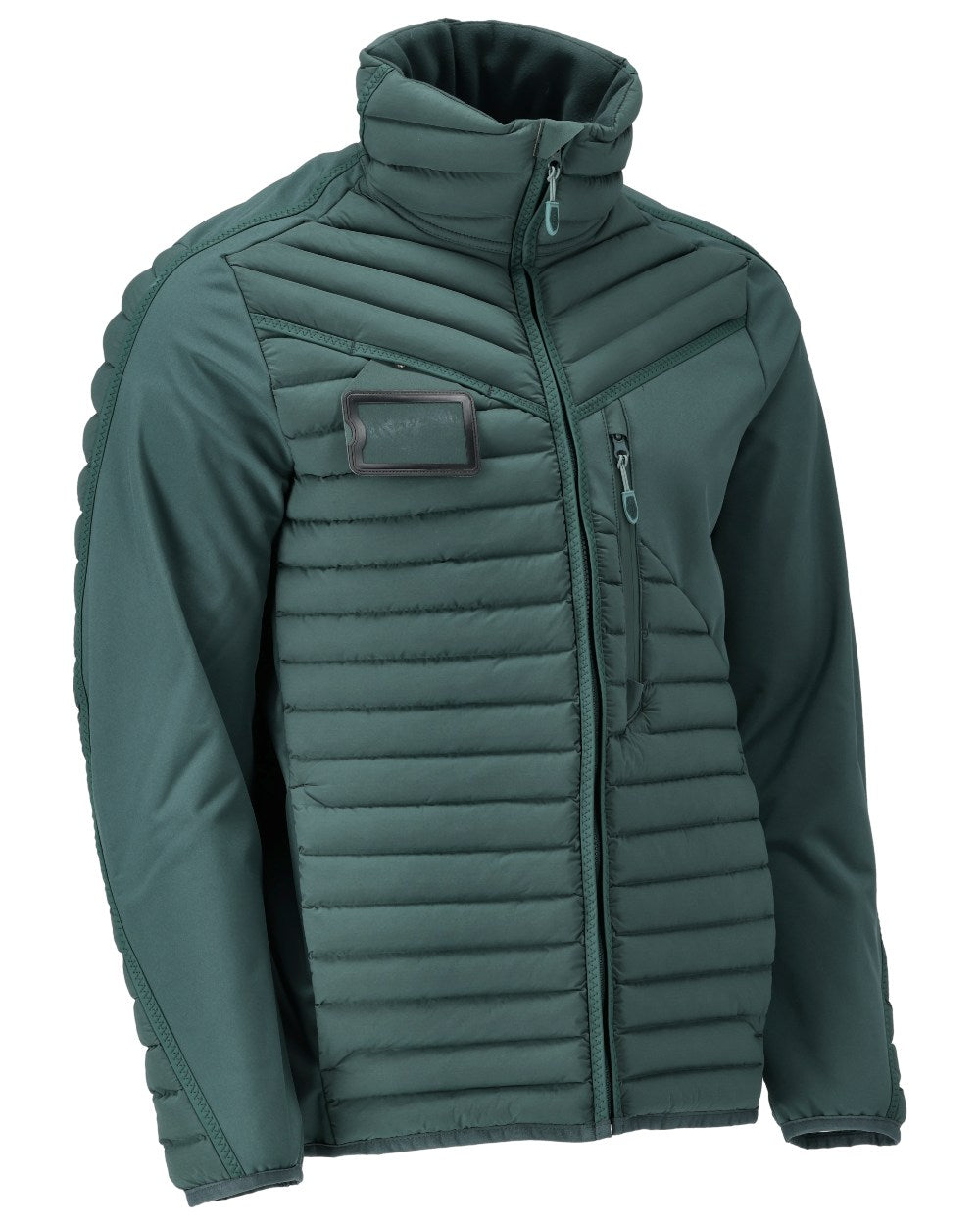 Forest Green Coloured Mascot Workwear Mens Customized Lightweight Breathable Jacket on white background 