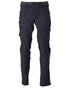 Dark Navy Coloured Mascot Workwear Mens Customized Lightweight Functional Trousers on white background 
