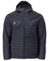Dark Navy Coloured Mascot Workwear Mens Customized Lightweight Jacket With Hood on white background 