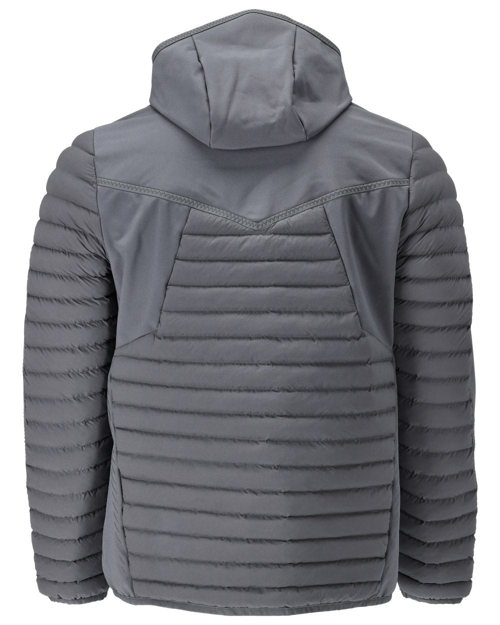 Stone Grey Coloured Mascot Workwear Mens Customized Lightweight Jacket With Hood on white background 