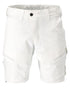 White Coloured Mascot Workwear Mens Customized Lightweight Shorts on white background 