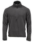 Stone Grey Coloured Mascot Workwear Mens Customized Microfleece Jumper With Half Zip on white background 