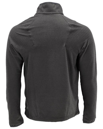 Stone Grey Coloured Mascot Workwear Mens Customized Microfleece Jumper With Half Zip on white background 