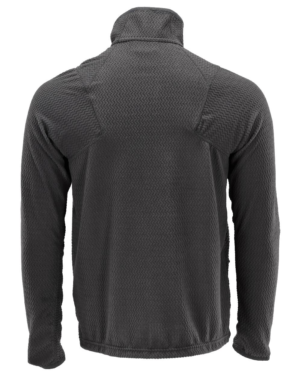 Stone Grey Coloured Mascot Workwear Mens Customized Microfleece Jumper With Zipper on white background 