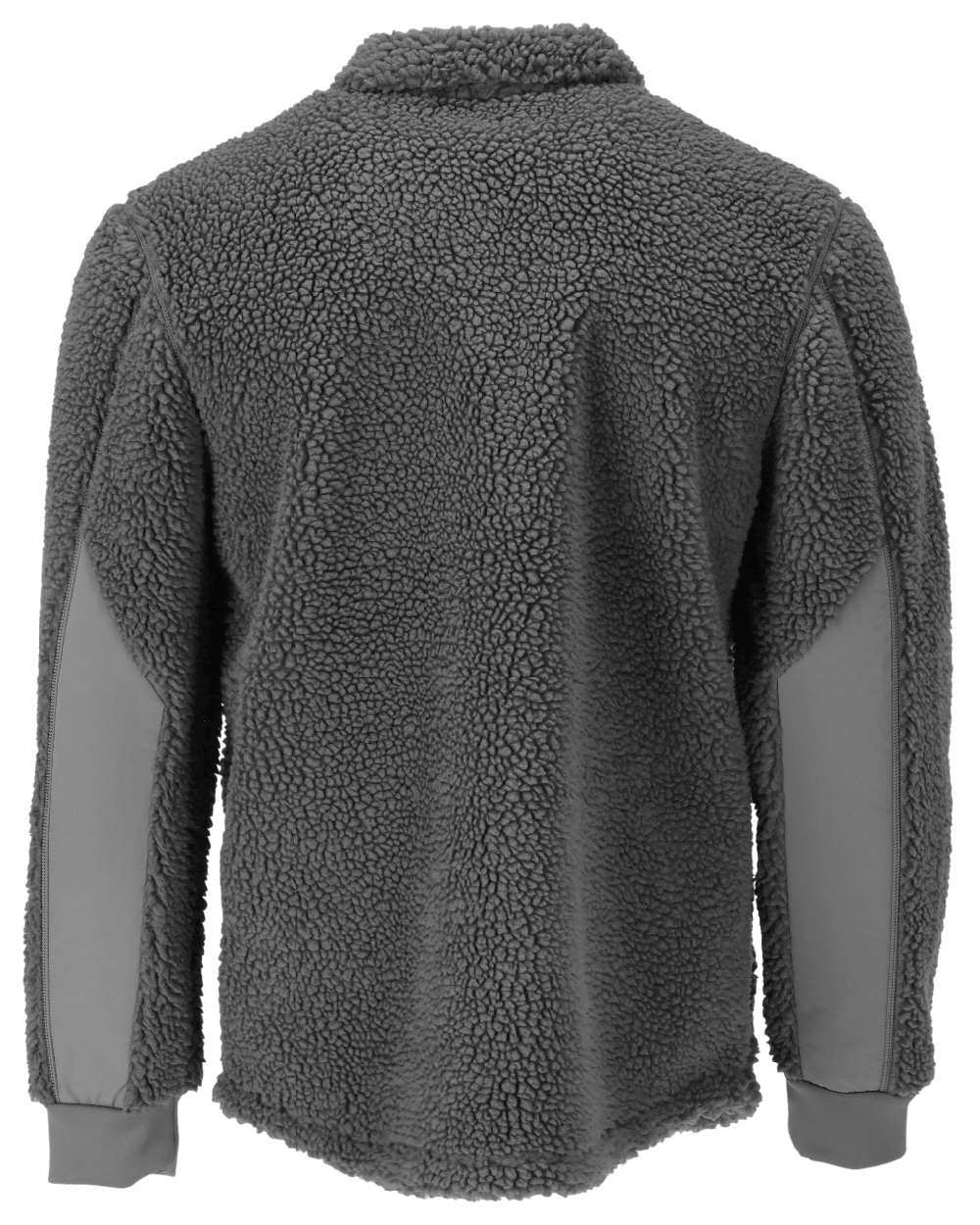 Stone Grey Coloured Mascot Workwear Mens Customized Pile Shirt on white background 