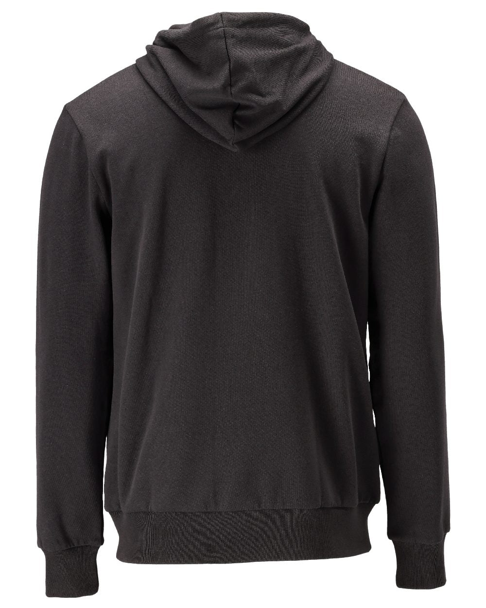 Black Coloured Mascot Workwear Mens Customized Premium Hoodie on white background 