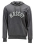 Stone Grey Coloured Mascot Workwear Mens Customized Premium Hoodie on white background 