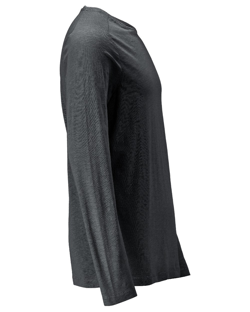 Stone Grey Coloured Mascot Workwear Mens Customized Premium Long Sleeved T-Shirt on white background 