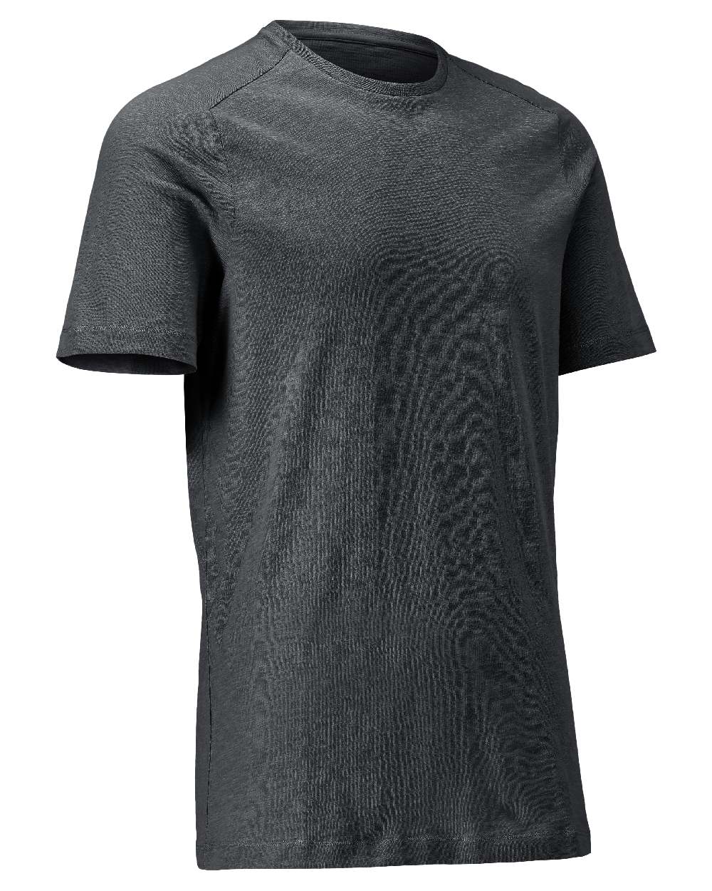 Stone Grey Coloured Mascot Workwear Mens Customized Premium Short Sleeve T-Shirt on white background 
