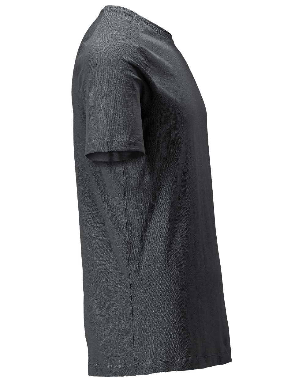Stone Grey Coloured Mascot Workwear Mens Customized Premium Short Sleeve T-Shirt on white background 
