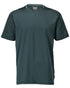 Forest Green Coloured Mascot Workwear Mens Customized Short Sleeve T-Shirt on white background 