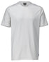 White Coloured Mascot Workwear Mens Customized Short Sleeve T-Shirt on white background 