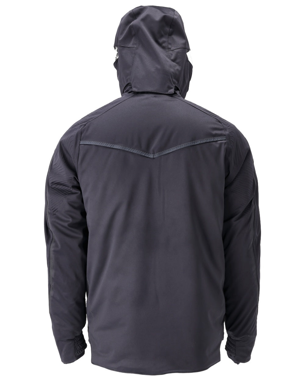 Dark Navy Coloured Mascot Workwear Mens Customized Ultimate Stretch Winter Jacket on white background 