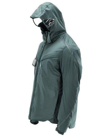 Forest Green Coloured Mascot Workwear Mens Customized Ultimate Stretch Winter Jacket on white background 