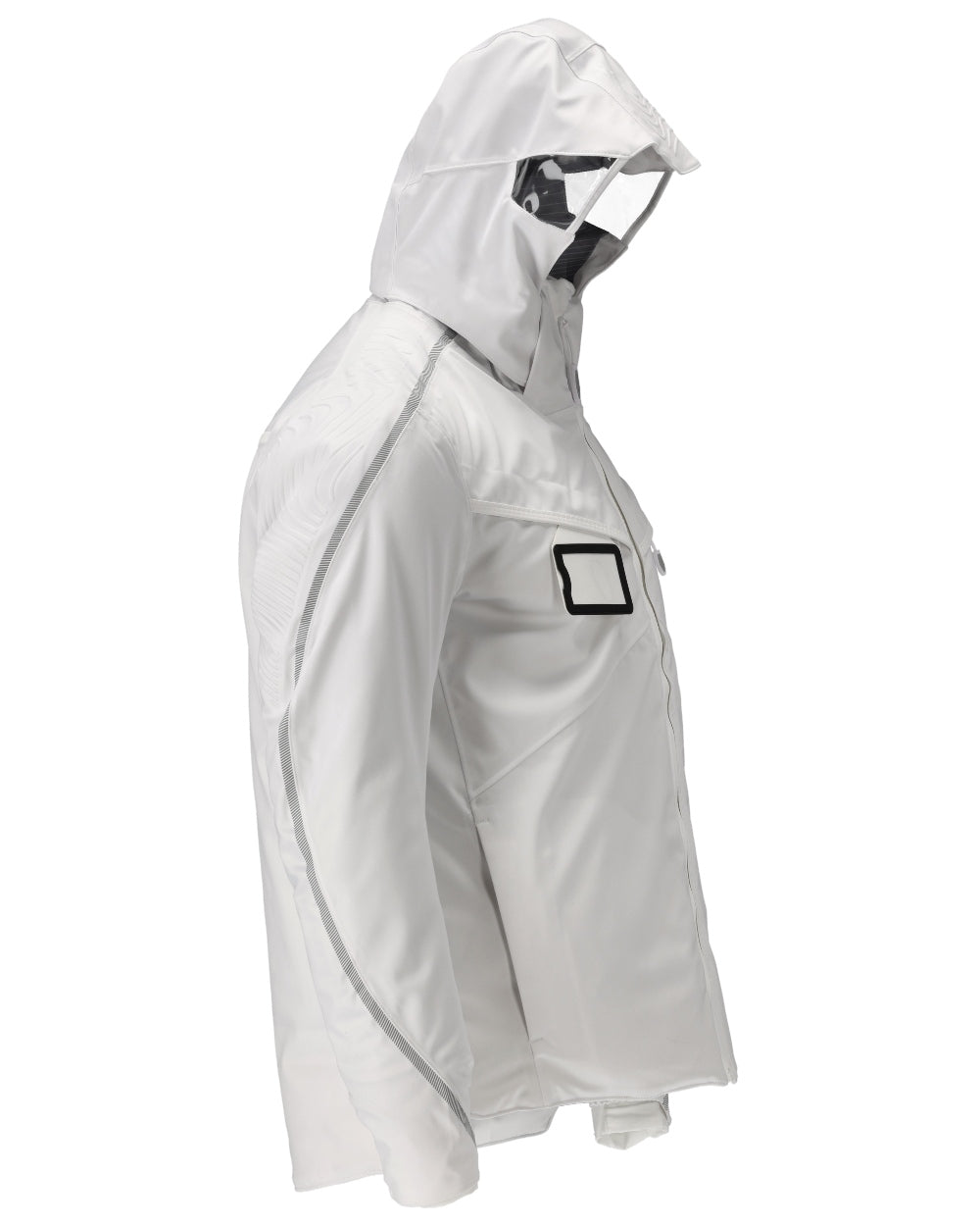 White Coloured Mascot Workwear Mens Customized Ultimate Stretch Winter Jacket on white background 