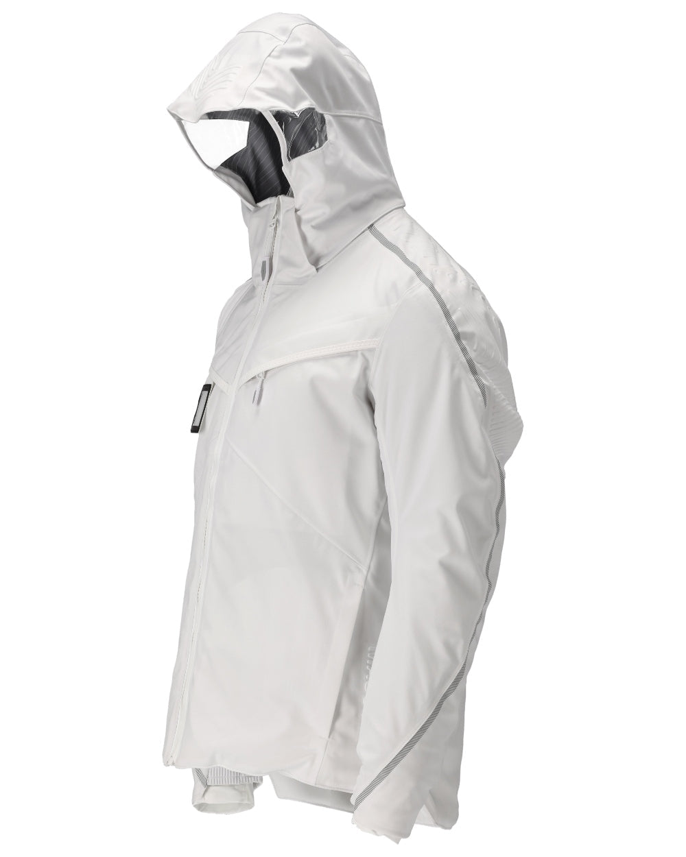 White Coloured Mascot Workwear Mens Customized Ultimate Stretch Winter Jacket on white background 