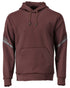 Bordeaux Coloured Mascot Workwear Mens Customized Water Repellent Fleece Hoodie on white background 