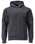 Dark Navy Coloured Mascot Workwear Mens Customized Water Repellent Fleece Hoodie on white background 