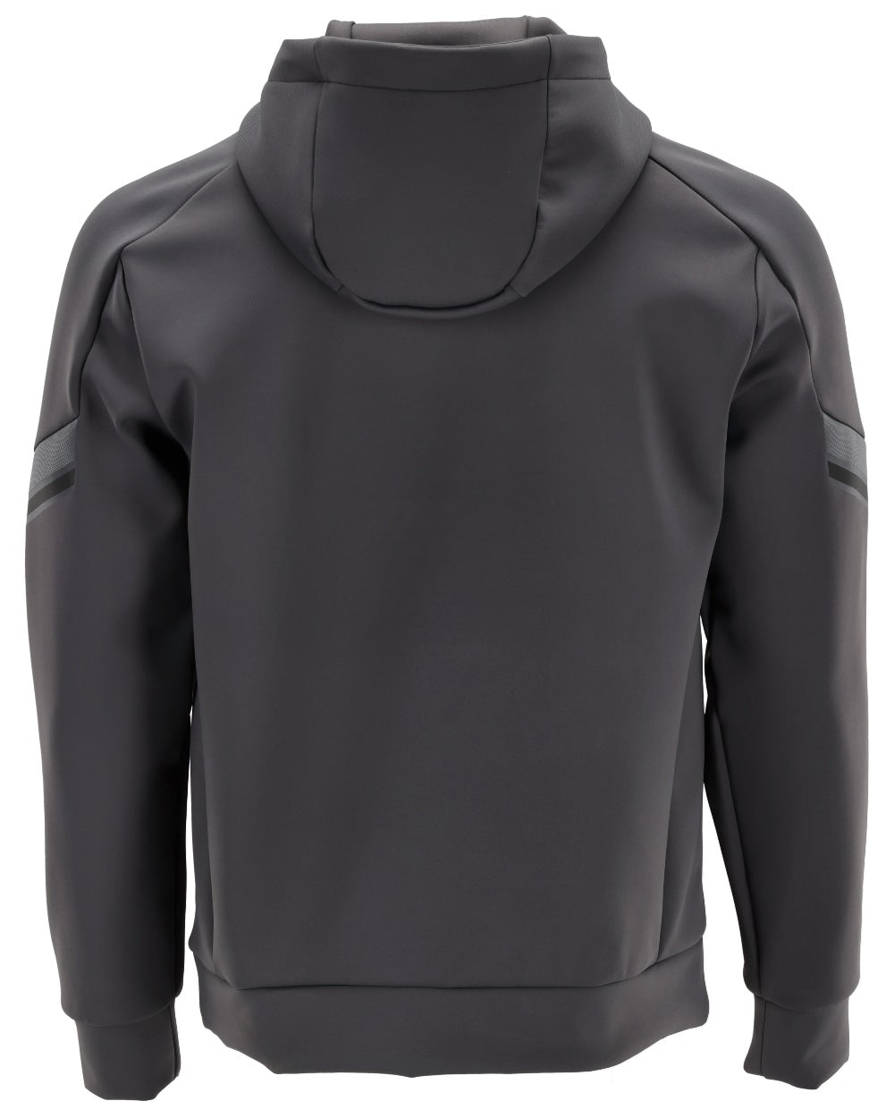 Stone Grey Coloured Mascot Workwear Mens Customized Water Repellent Fleece Hoodie on white background 