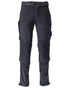 Dark Navy Coloured Mascot Workwear Mens Customized Water Repellent Trousers on white background 