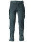 Forest Green Coloured Mascot Workwear Mens Customized Water Repellent Trousers on white background 