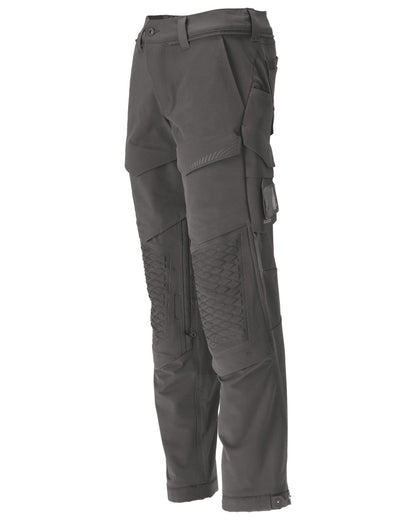 Stone Grey Coloured Mascot Workwear Mens Customized Water Repellent Trousers on white background 